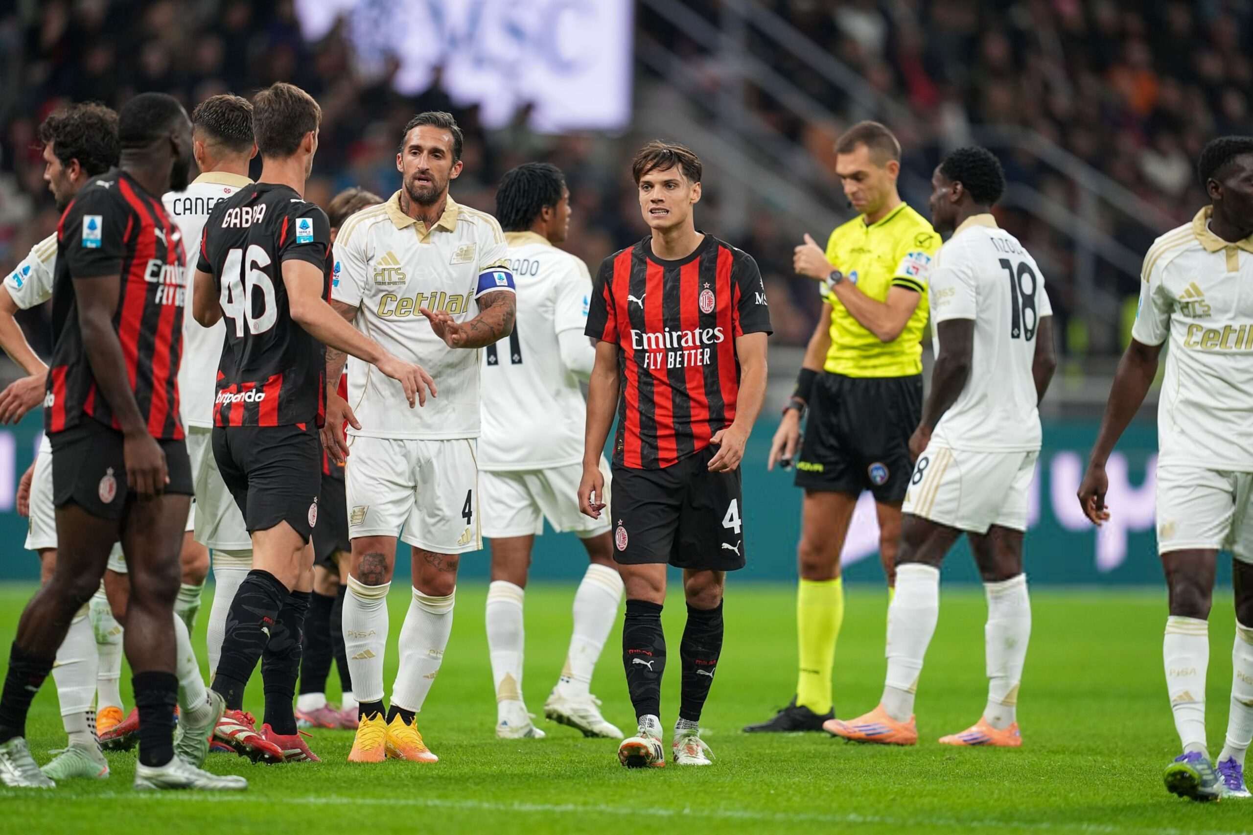 Pisa-Milan: i rossoneri tornano all’Arena Garibaldi